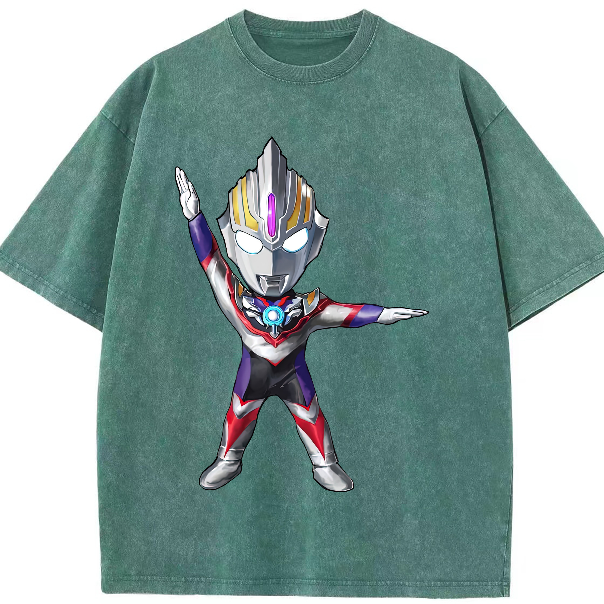 （画像用） ウルトラマン Ultraman 綿100% ヴィンテージ風 半袖Tシャツ（フロントプリント）